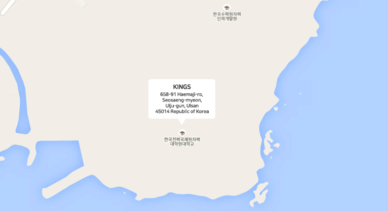 KINGS, 658-91 Haemaji-ro, Seosaeng-myeon, Ulju-gun, Ulsan 45014 Republic of Korea